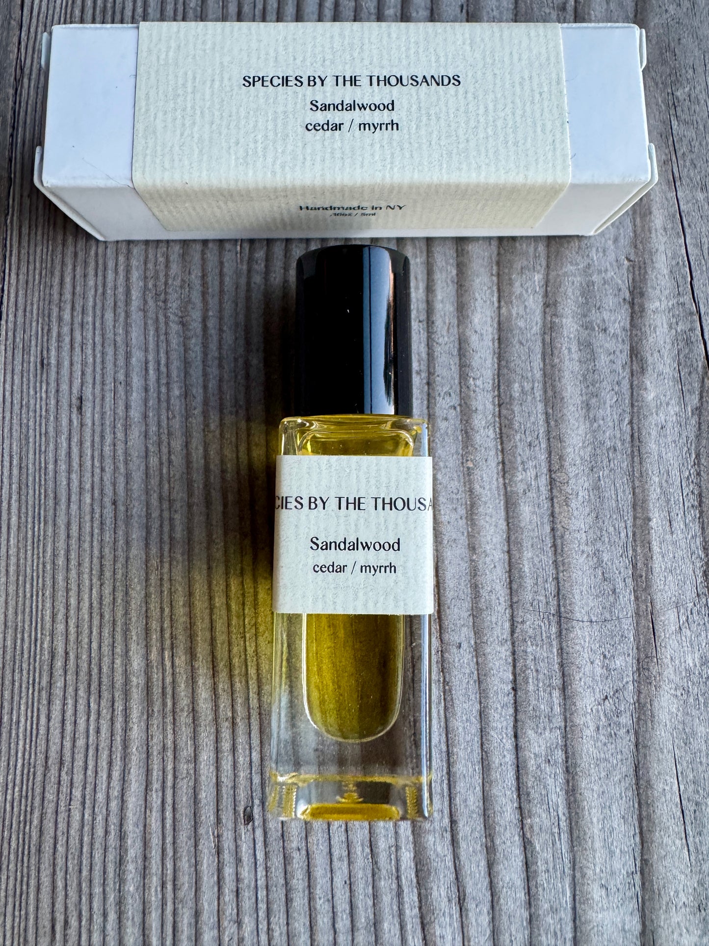 Sandalwood, Cedar+Myrrh Perfume Oil