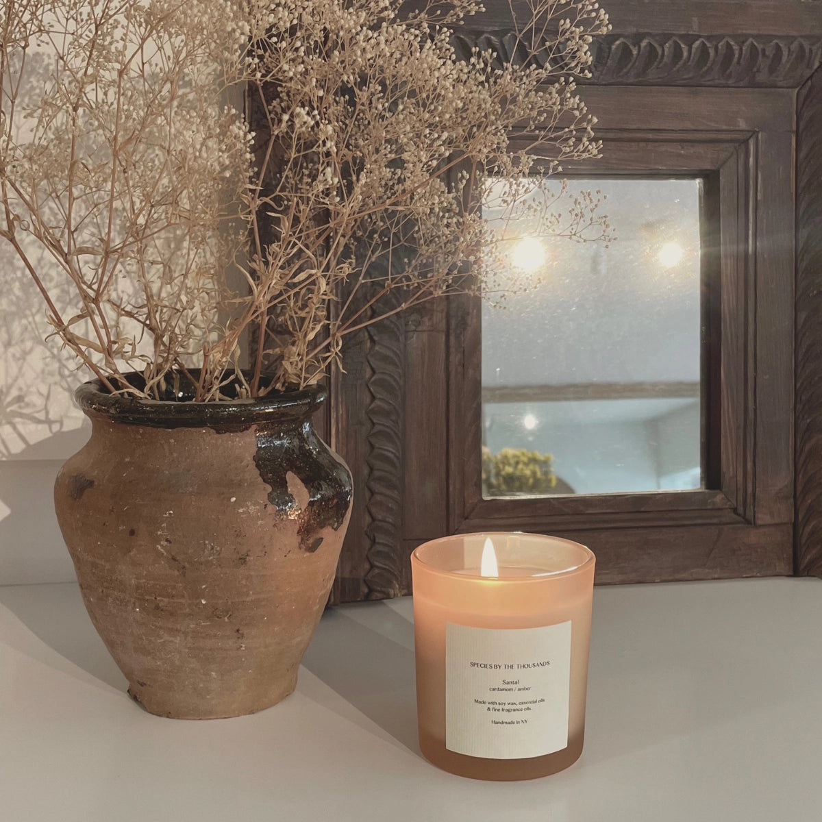 Santal, Cardamom and amber candle