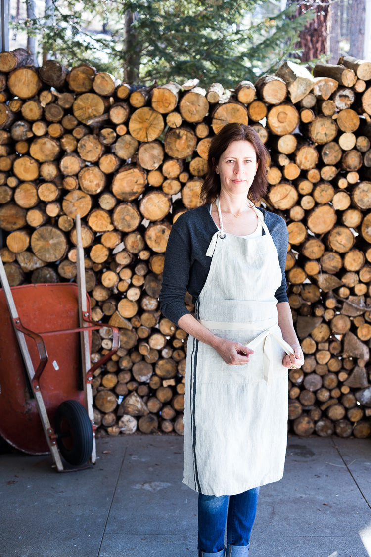 Exquisite craftsmanship, beautiful French Linens, timeless and modern. #frenchlinen #linenapron