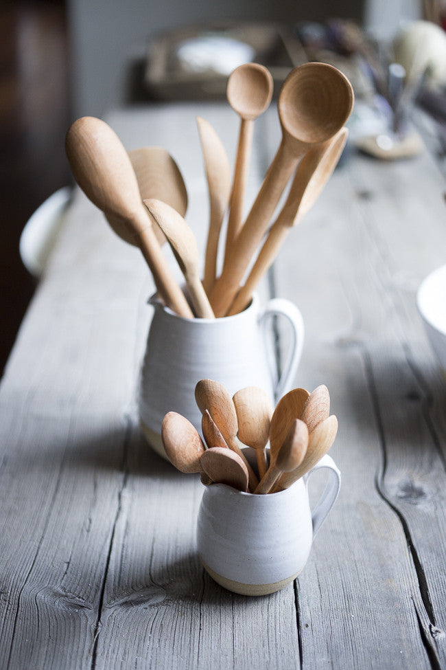 Handmade wood spoons are naturally antibacterial and safe for everyday use! #woodspoons