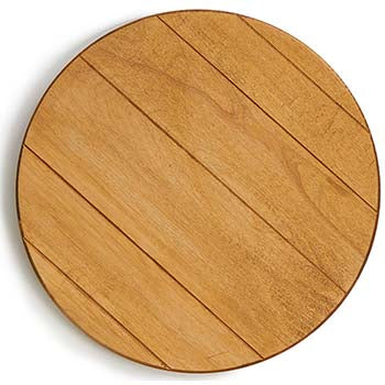 Maple Wood Lazy Susan | www.bowlandpitcher.com | #lazysusan #cheeseboard