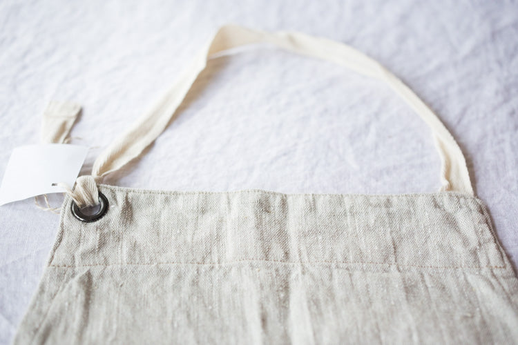Exquisite craftsmanship, beautiful French Linens, timeless and modern. #frenchlinen #linenapron