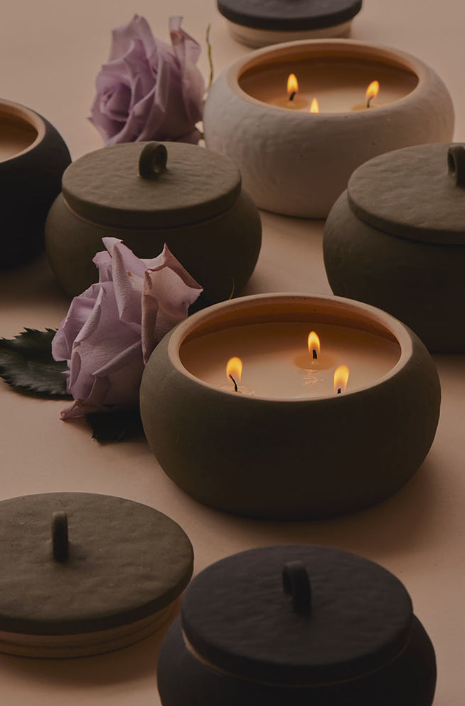Cali Candle | Leather + Oak