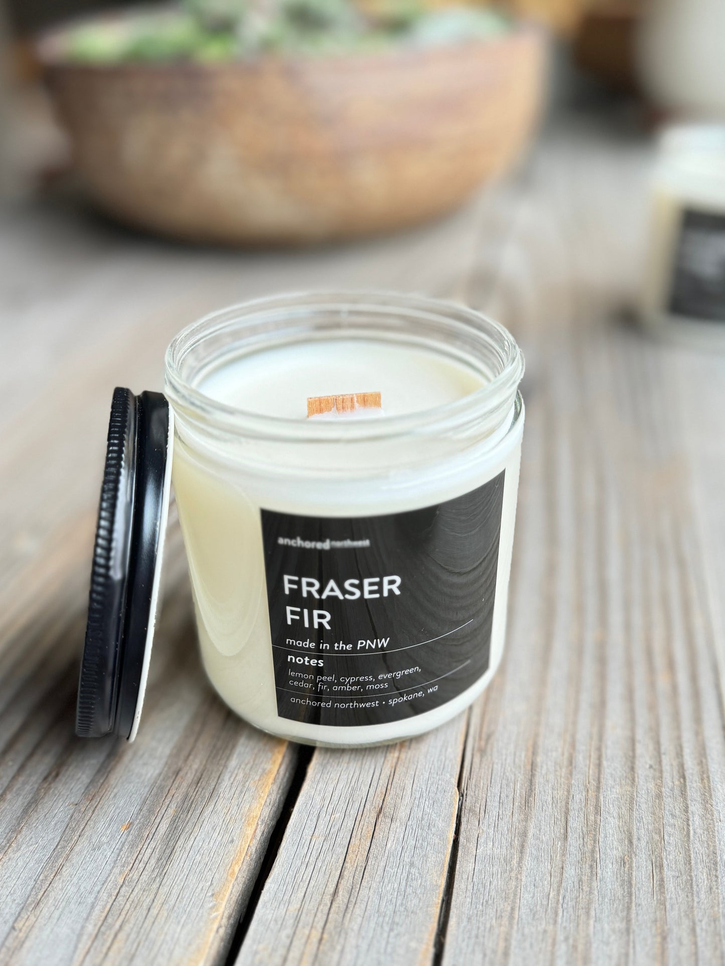 Soy wax candle, Fraser Fir