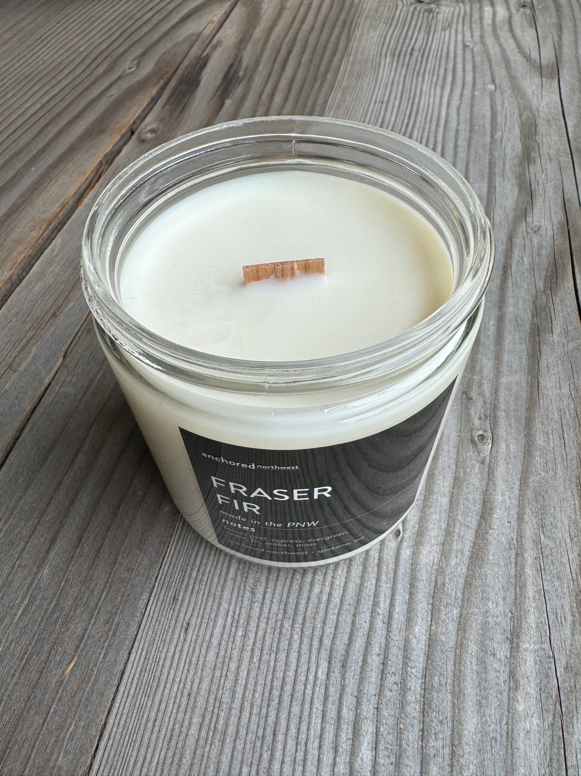 Soy wax candle, Fraser Fir