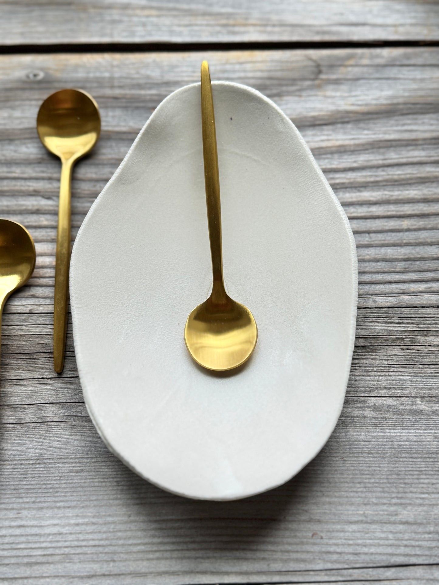 Coffee or Tea gold spoons