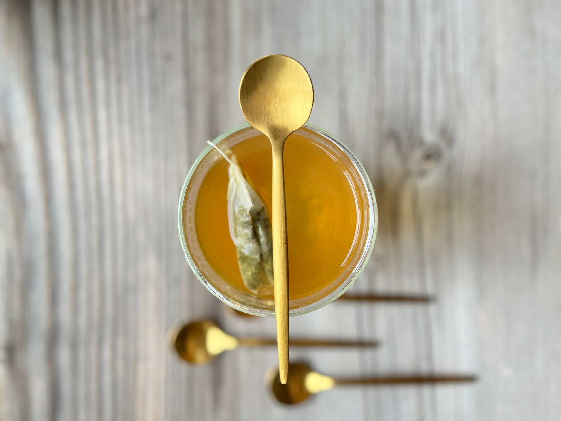 Coffee or Tea gold spoons