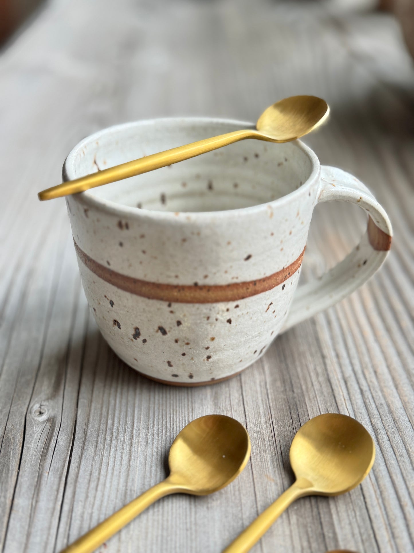 Coffee or Tea gold spoons