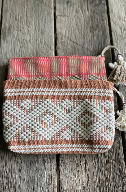 Clutch, pouch, oaxaca, textiles, mexico, purse, makeup 