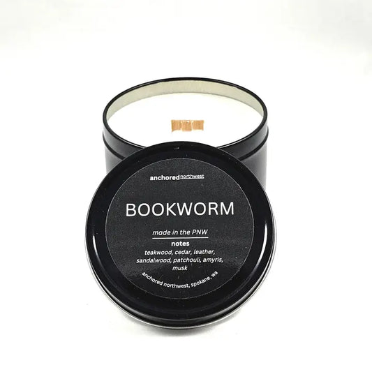Hand Poured Soy Wax Candles | Bookworm Travel Tin