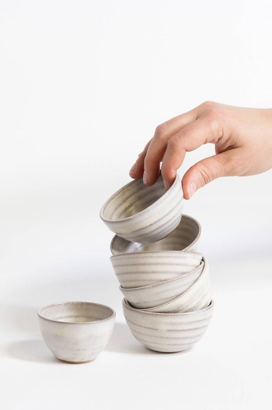 Hand Thrown Ceramic Bowls | Set of 2