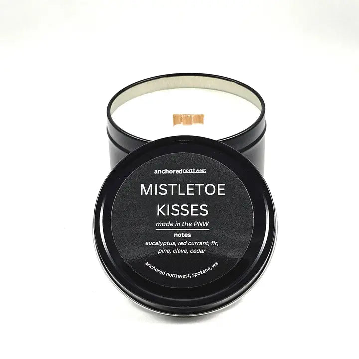 Mistletoe Kisses Trave Size Soy Candle