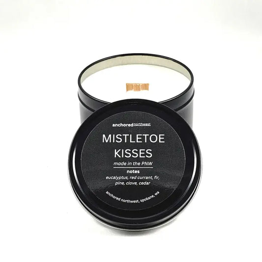 Mistletoe Kisses Trave Size Soy Candle