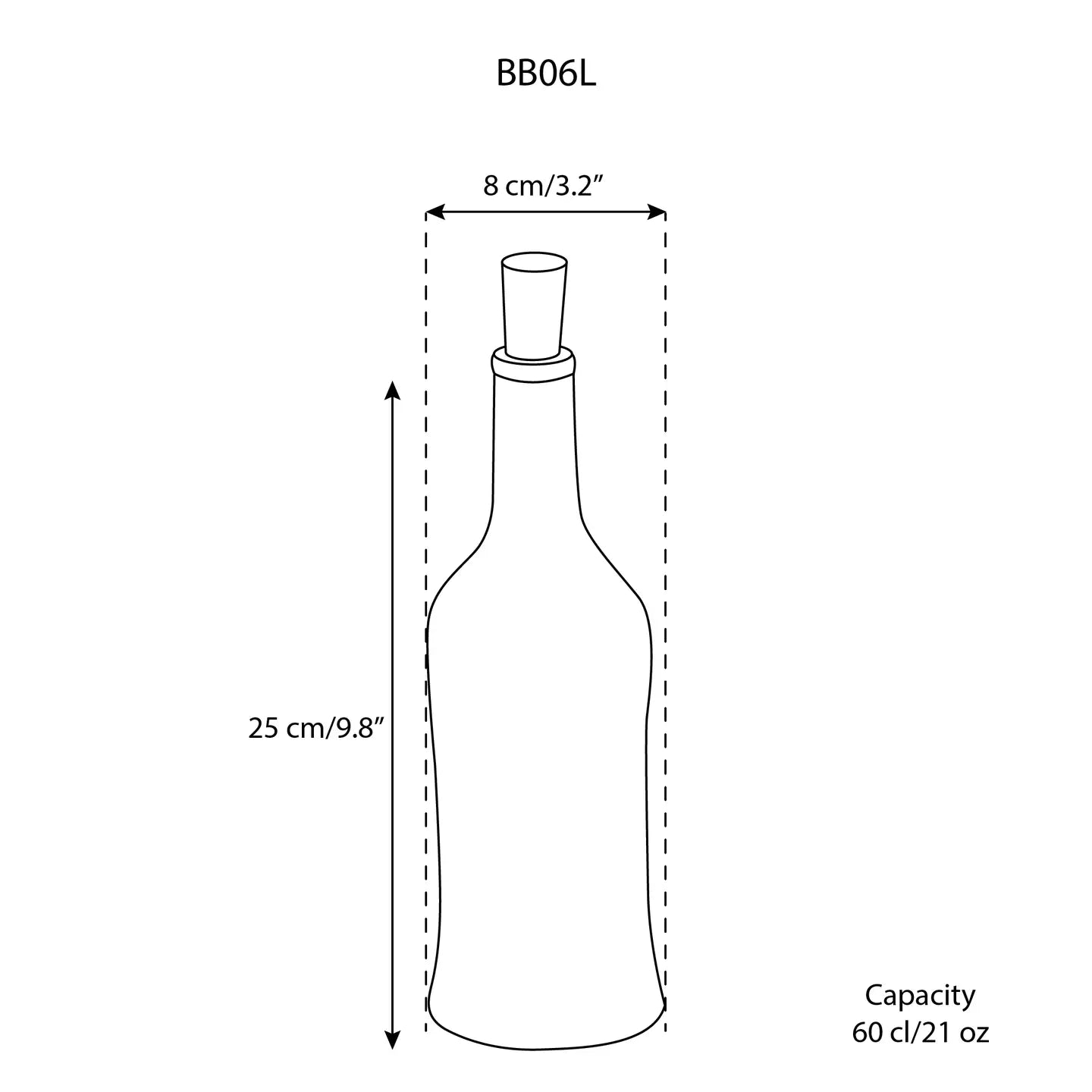 Stoneware Olive Oil Bottle | Brutto