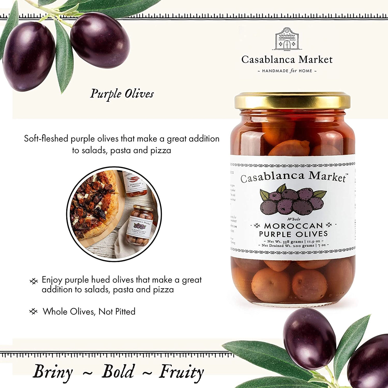 Moroccan Purple Olives