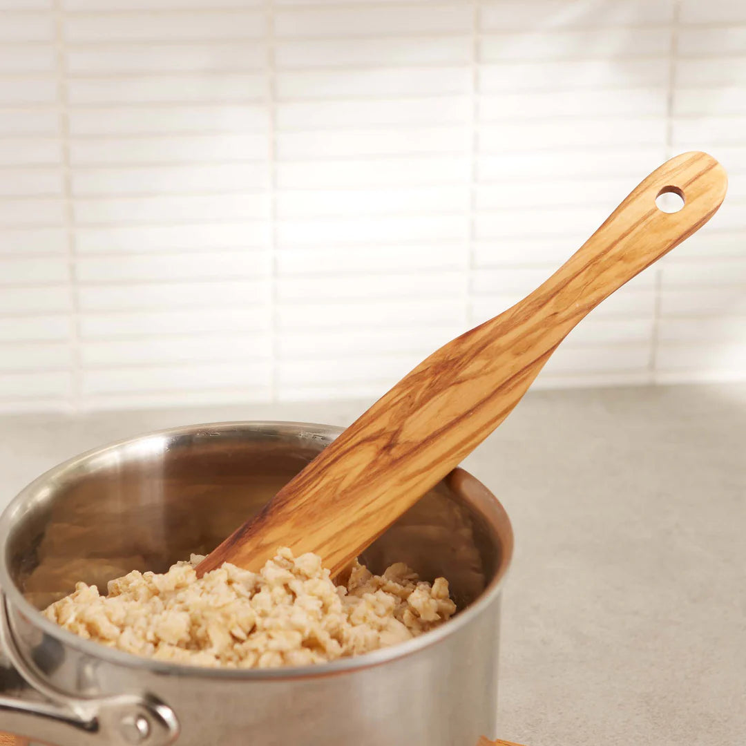 Olive Wood Spurtle – Bowl + Pitcher