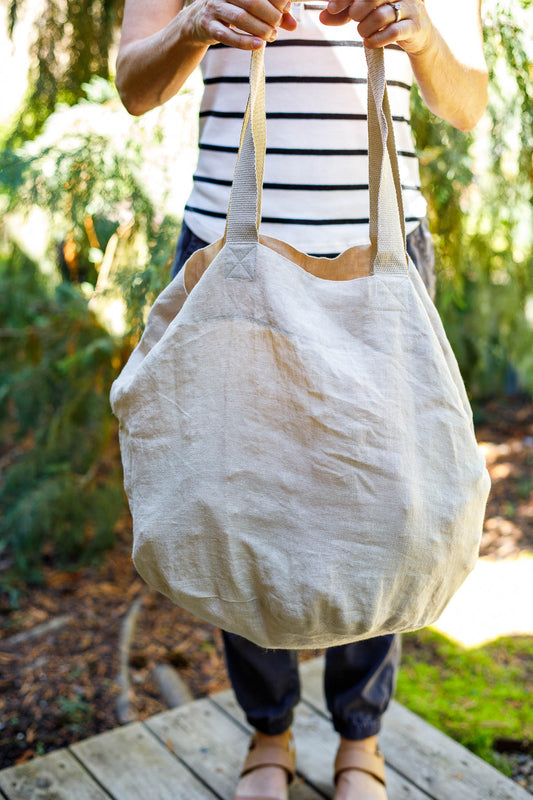 Linen Tote,Linen, Travel 