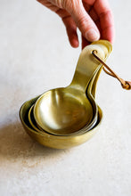 Load image into Gallery viewer, brass plated scoops, scoops
