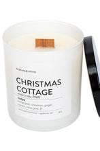 Load image into Gallery viewer, Christmas Cottage White Tumbler Candle
