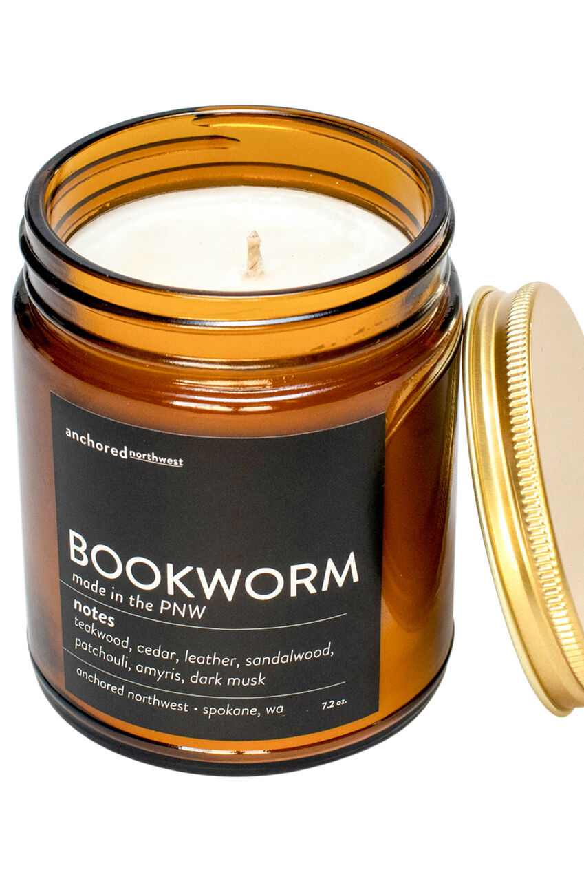 Hand-Poured Soy Wax Candle | Bookworm
