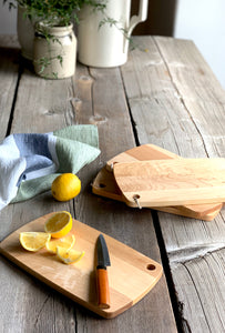 small cheese board, herb cutting board | www.bowlandpitcher.com