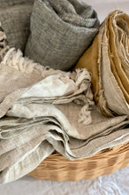 Load image into Gallery viewer, Handmade Double-Sided Linen Throw
