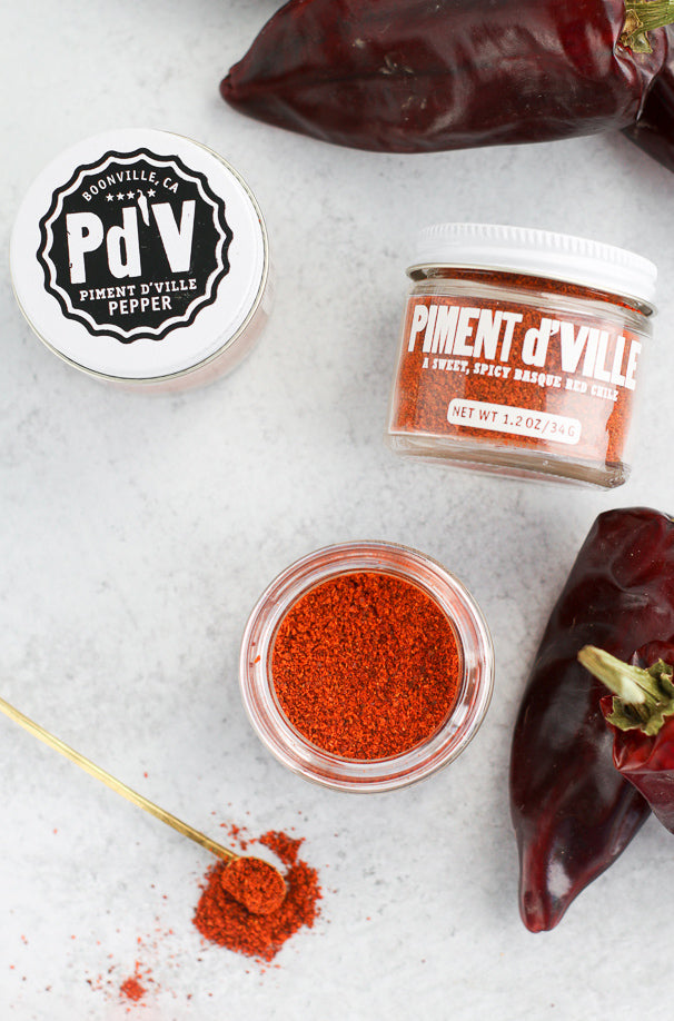 Piment d'Ville, Espellete chile powder, Boonville Barn Collective