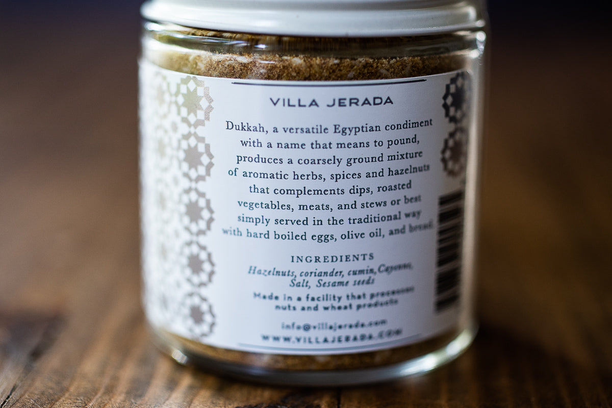 Dukkah, Egyptian spice blend, seasonings, Villa Jerada #Dukkah | www.bowlandpitcher.com