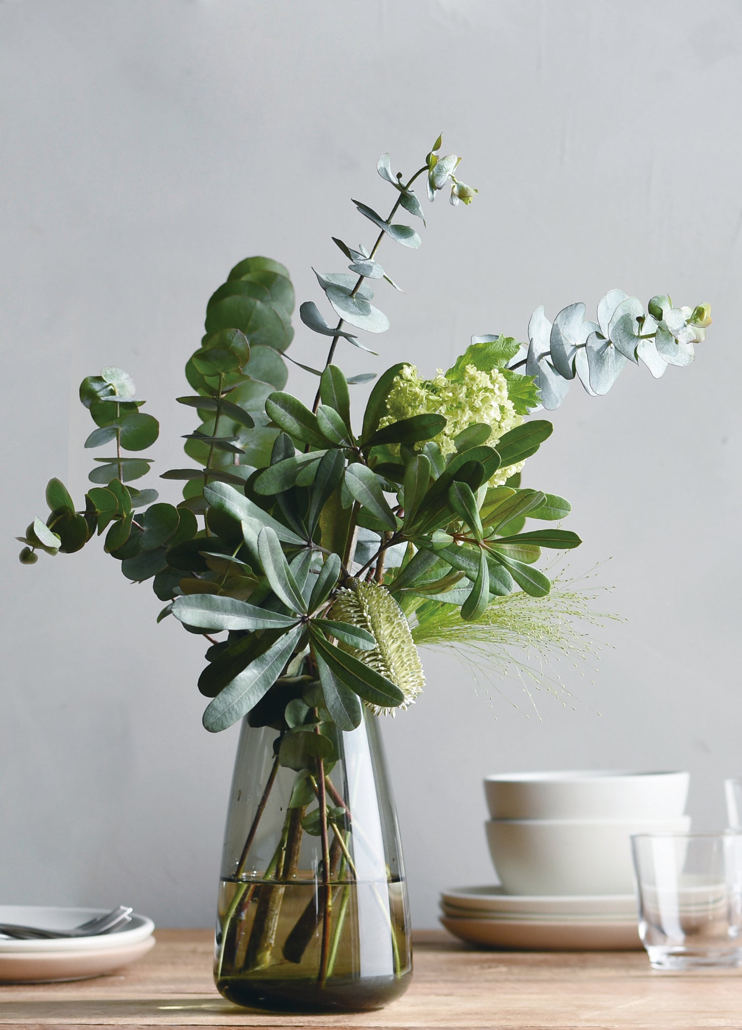 cutting vase, aqua culture vase, flower vase, |www.bowlandpitcher.com