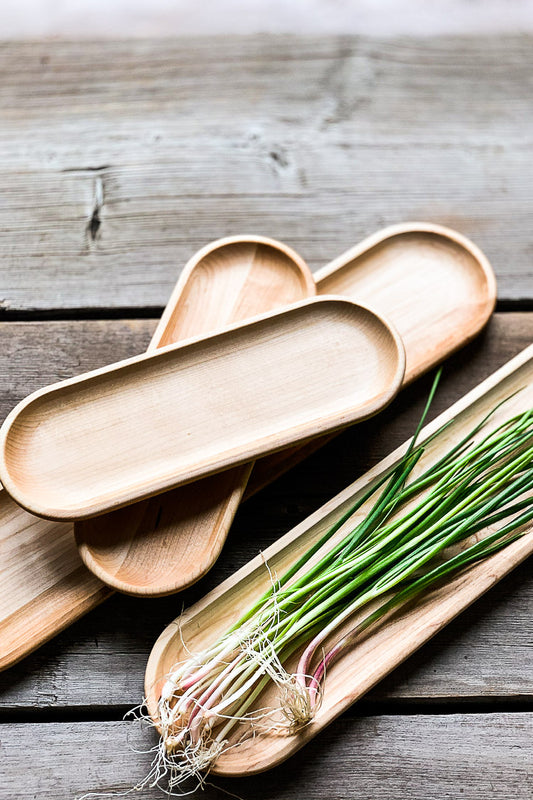appetizer tray, Maple wood serving trays | www.bowlandpitcher.com #servingtray #boards