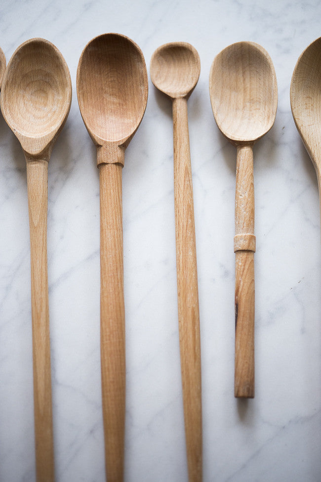 Handmade wood spoons are naturally antibacterial and safe for everyday use! #woodspoons