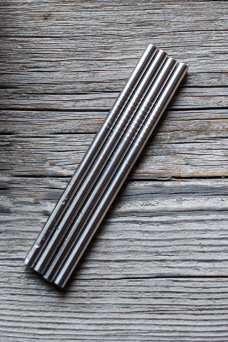 Plastic is out and reusable stainless steel is in! #metalstraw #straws