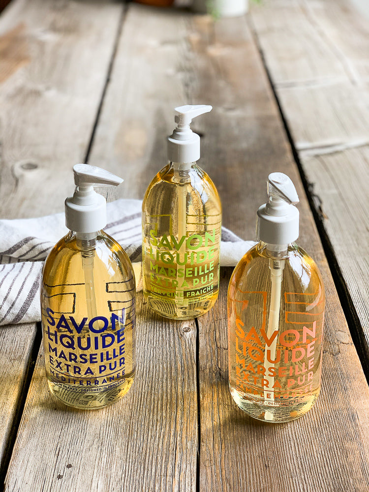 Liquid French Soap | Compagnie de Provence | Liquid Marseille Soap | www.bowlandpitcher.com 