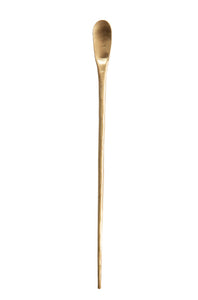 brass cocktail spoon