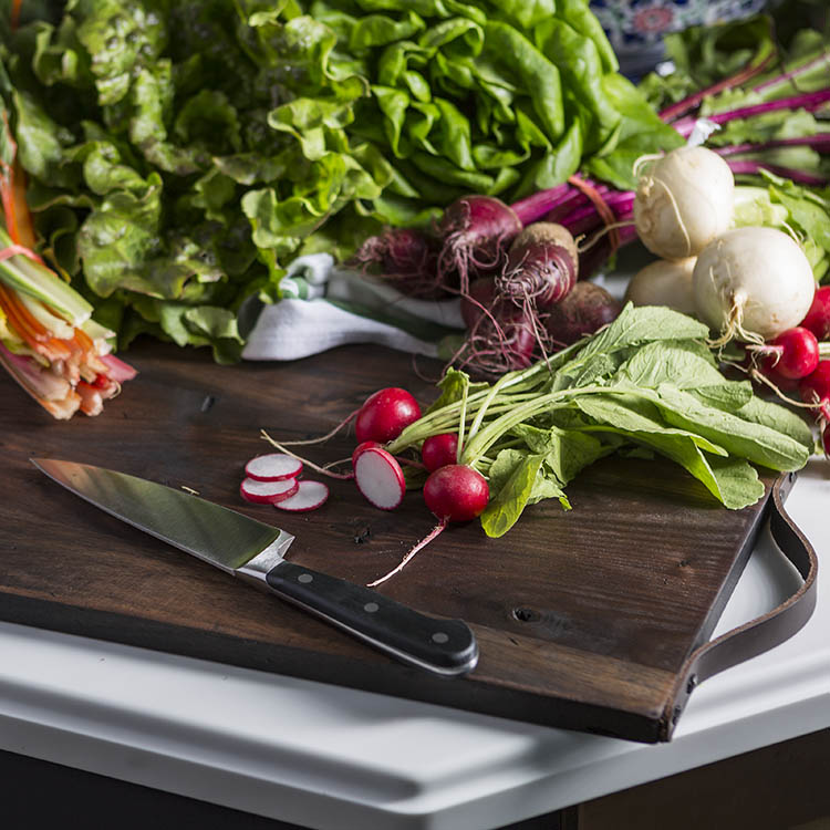 Rustic Walnut Serving Board