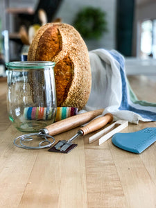 sourdough bread making kit, #Danishwhisk #breadlame #Weck #Linenteatowel #Sourdoughstarter #Bread